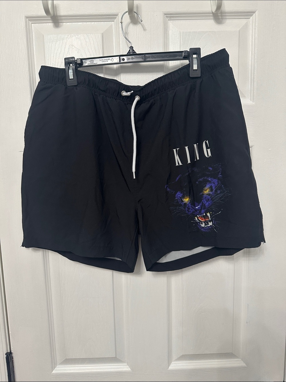 KING Black Panther Graphic Swim Shorts worn once